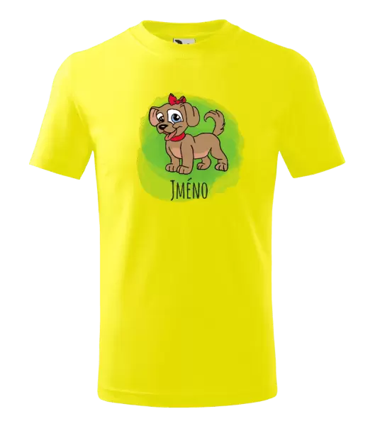 Dětské tričko Pejsek