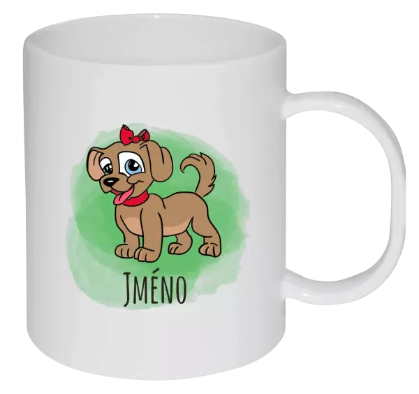 Plastový hrnek Pejsek