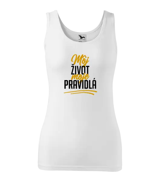 Dámske tielko Môj život, moje pravidlá