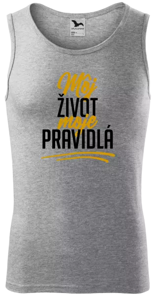 Pánske tielko Môj život, moje pravidlá
