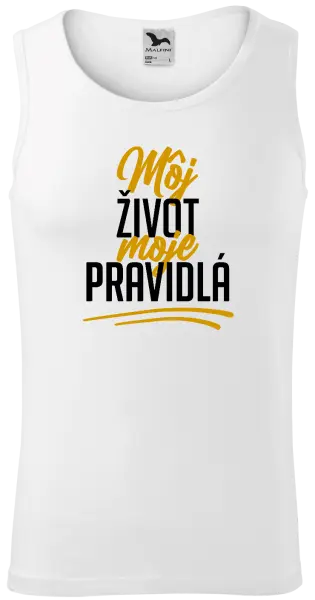 Pánske tielko Môj život, moje pravidlá