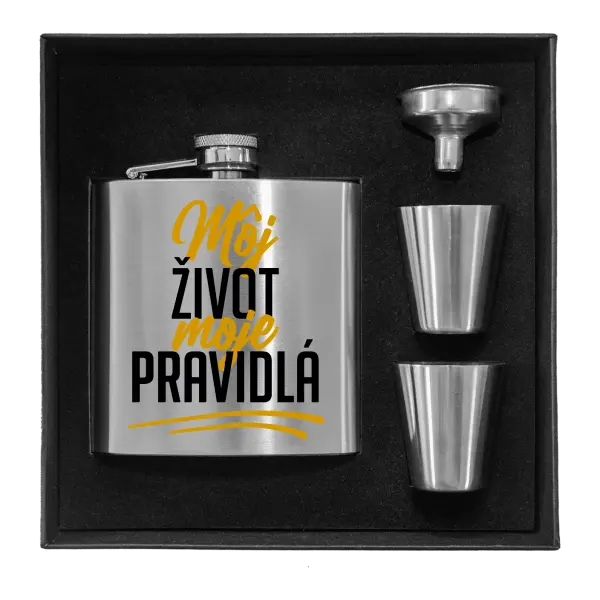 Ploskačka v krabičke Môj život, moje pravidlá