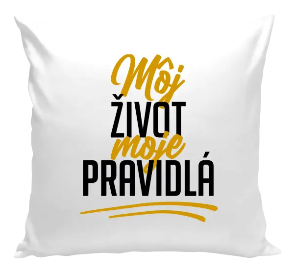 Vankúš Môj život, moje pravidlá