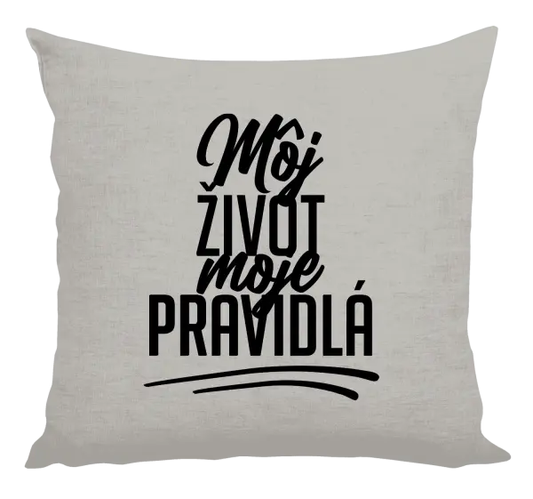 Vankúš Môj život, moje pravidlá