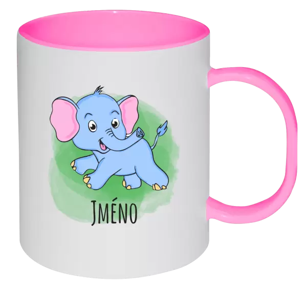 Plastový hrnek Sloník