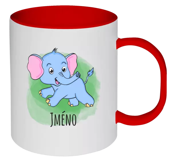 Plastový hrnek Sloník