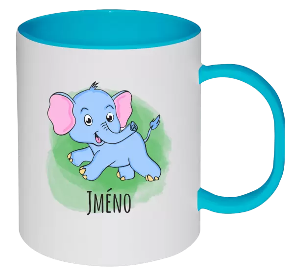 Plastový hrnek Sloník