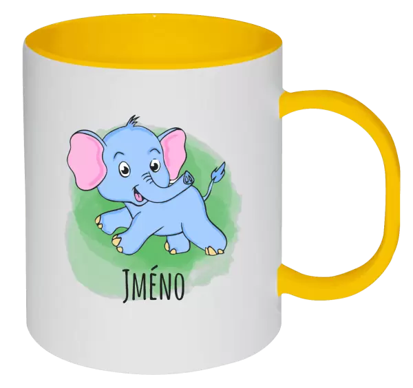 Plastový hrnek Sloník