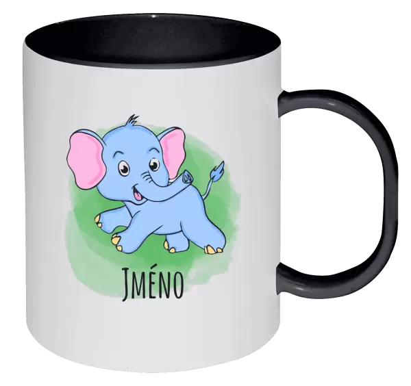 Plastový hrnek Sloník