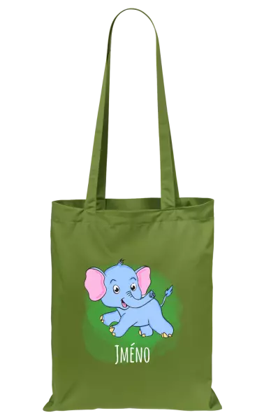 Látková taška Sloník