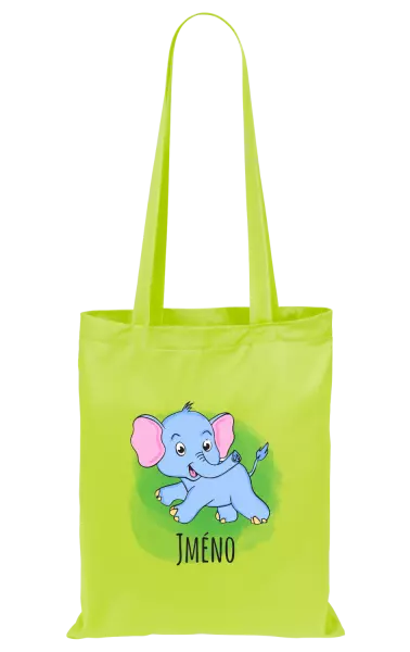 Látková taška Sloník