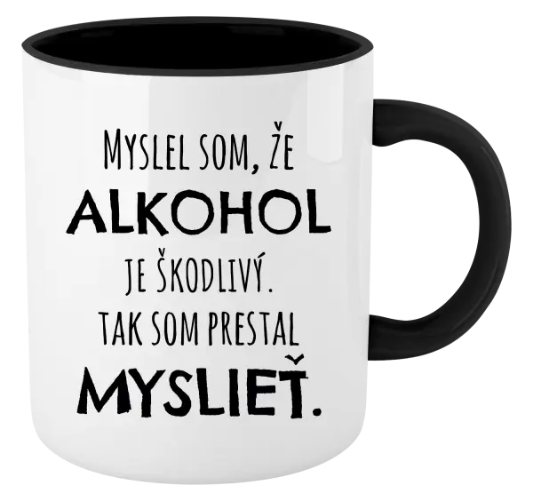 Hrnček  Myslel som, že alkohol je škodlivý