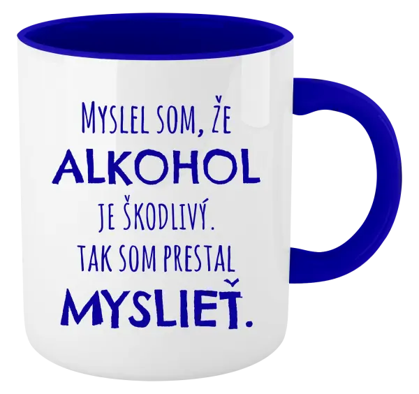 Hrnček  Myslel som, že alkohol je škodlivý