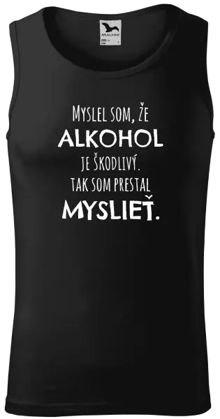 Pánske tielko Myslel som, že alkohol je škodlivý