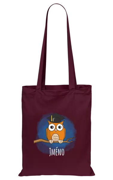 Látková taška Sovička