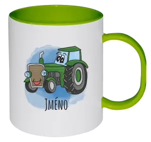 Hrnek 330 ml - plastový Traktor