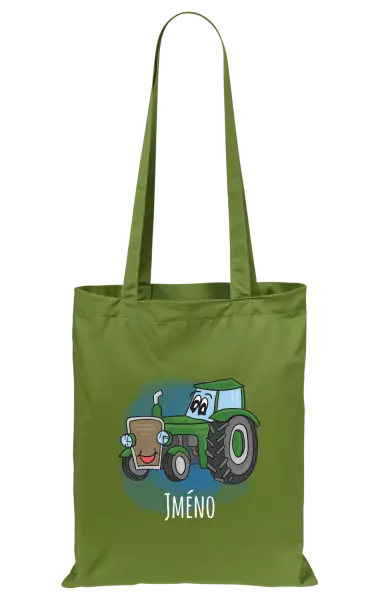 Látková taška Traktor