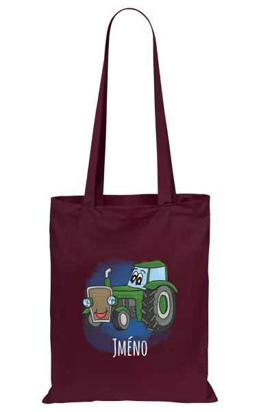 Látková taška Traktor