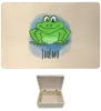 Dřevěný box s víkem Žába