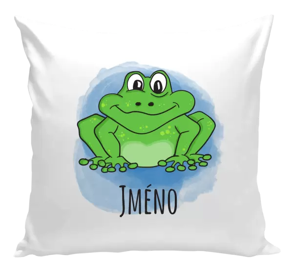 Polštář Žába