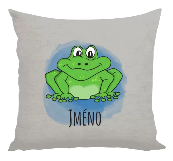 Polštář Žába