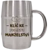 Nerezový chladicí půllitr Klíč ke spokojenému manželství