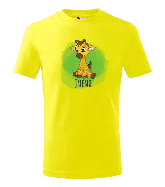 Dětské tričko Žirafa