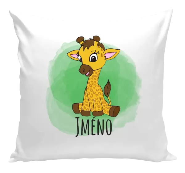 Polštář Žirafa
