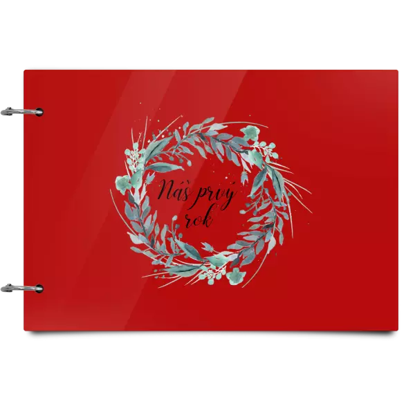 Plexi album sa sponami Náš prvý rok - zelený venček 