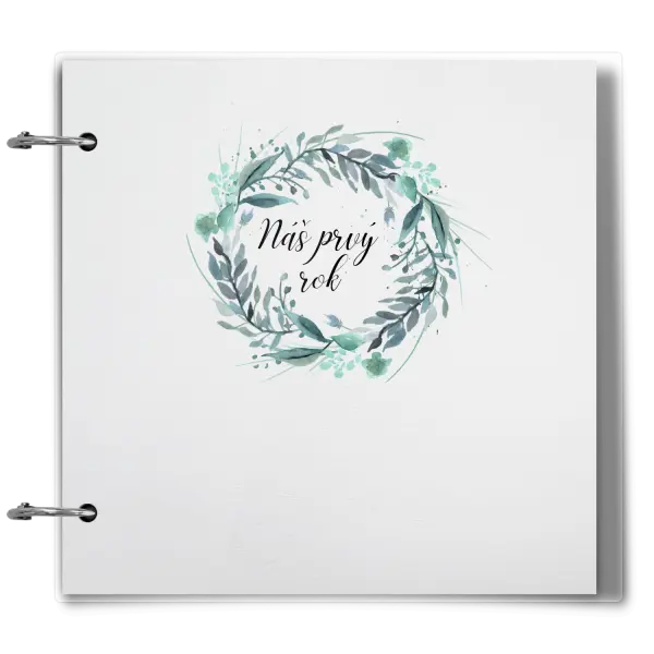 Plexi album sa sponami Náš prvý rok - zelený venček