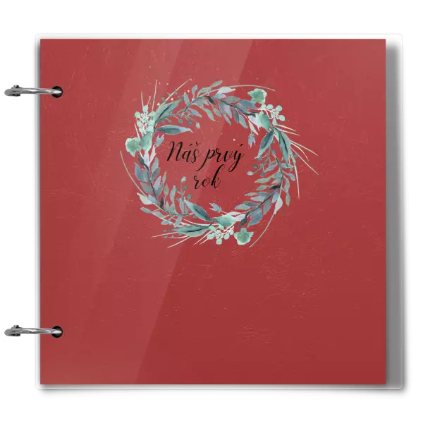 Plexi album sa sponami Náš prvý rok - zelený venček 