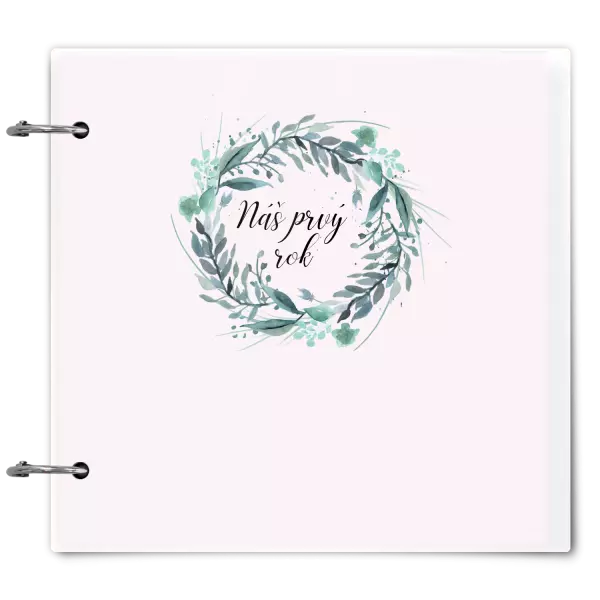 Plexi album sa sponami Náš prvý rok - zelený venček 