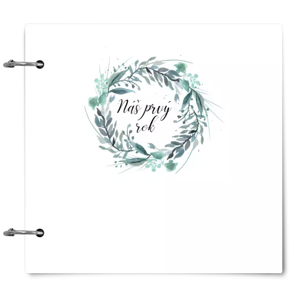 Plexi album sa sponami Náš prvý rok - zelený venček 