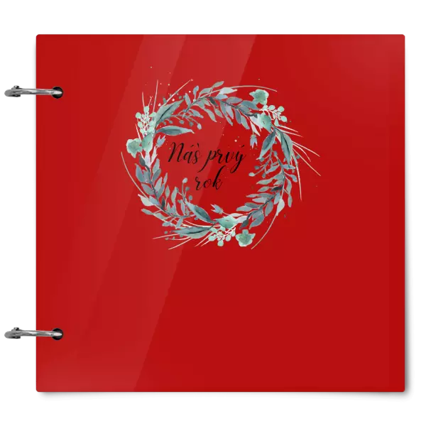 Plexi album sa sponami Náš prvý rok - zelený venček 