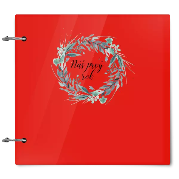 Plexi album sa sponami Náš prvý rok - zelený venček 