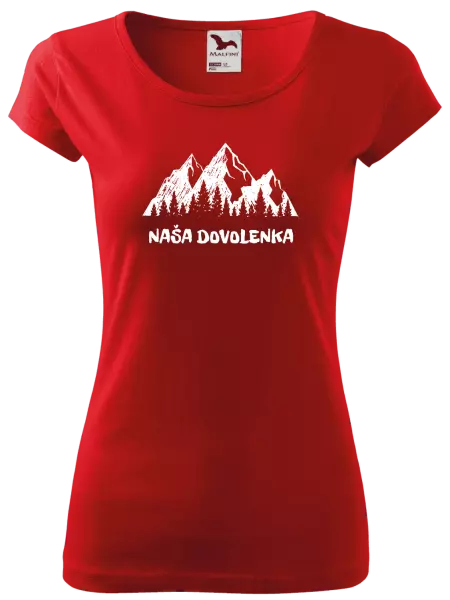 Dámske tričko Naša dovolenka
