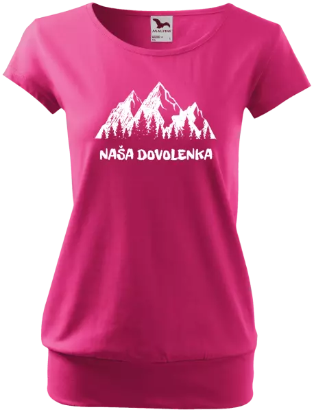 Dámske tričko Naša dovolenka