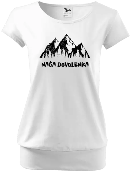 Dámske tričko Naša dovolenka