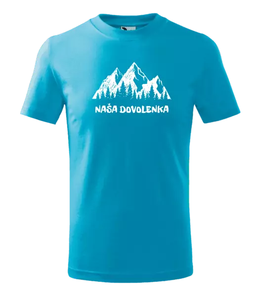 Detské tričko Naša dovolenka
