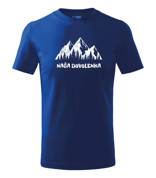 Detské tričko Naša dovolenka