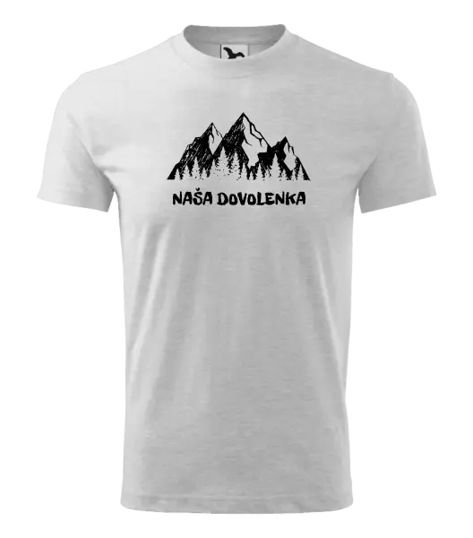 Detské tričko Naša dovolenka