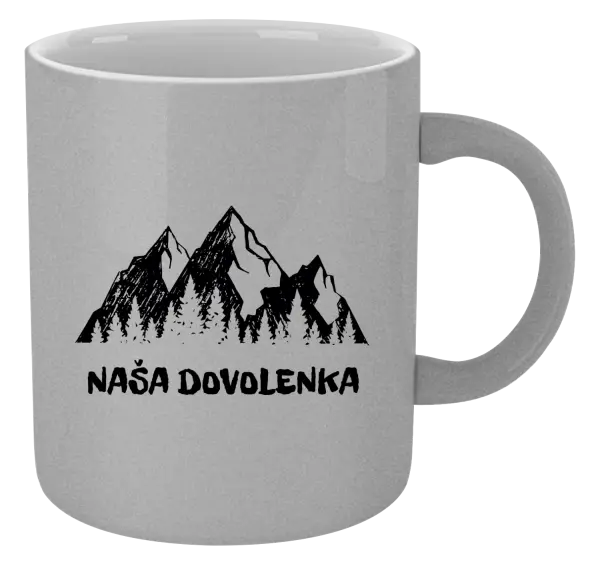 Hrnček metalický Naša dovolenka