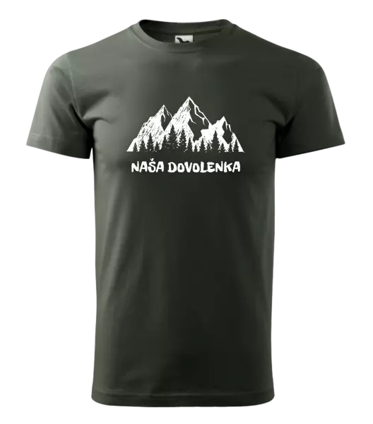 Pánske tričko Naša dovolenka