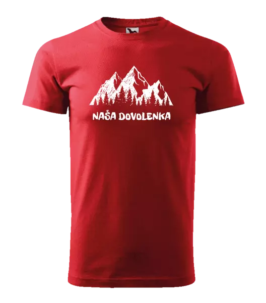 Pánske tričko Naša dovolenka