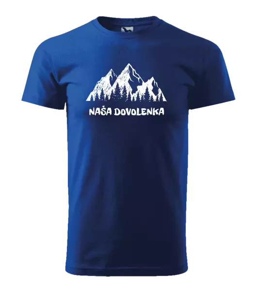 Pánske tričko Naša dovolenka