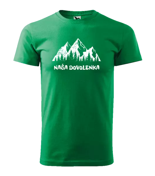 Pánske tričko Naša dovolenka