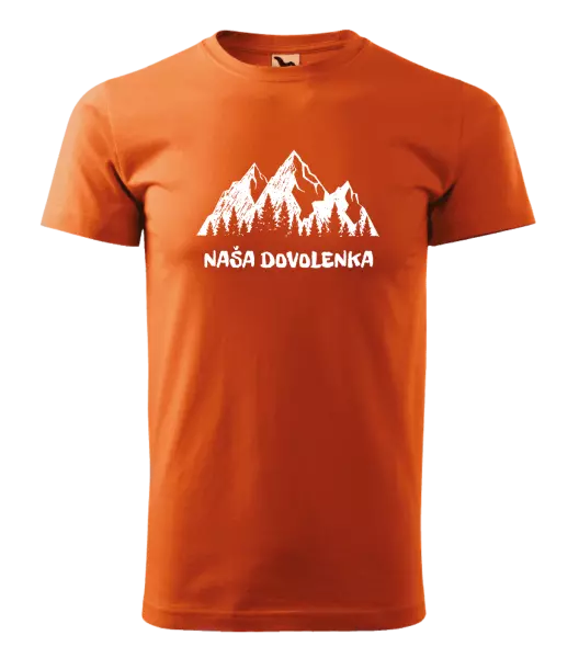 Pánske tričko Naša dovolenka