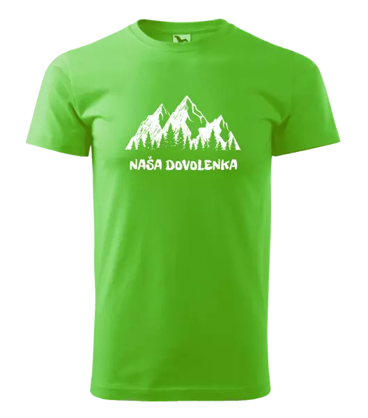 Pánske tričko Naša dovolenka