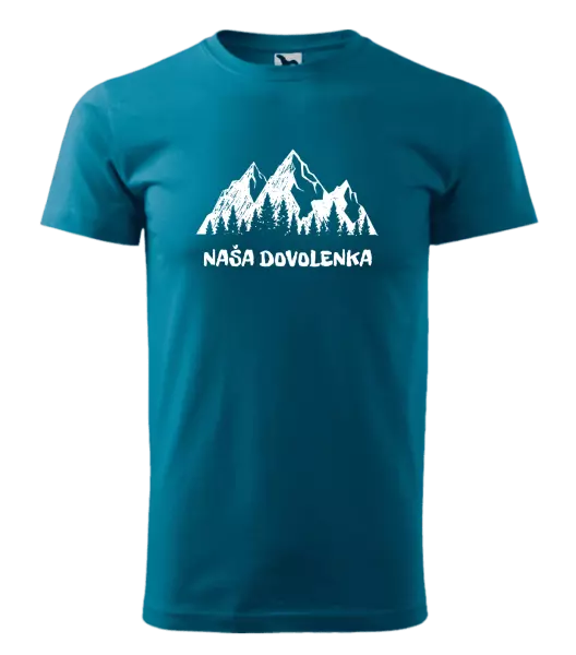 Pánske tričko Naša dovolenka
