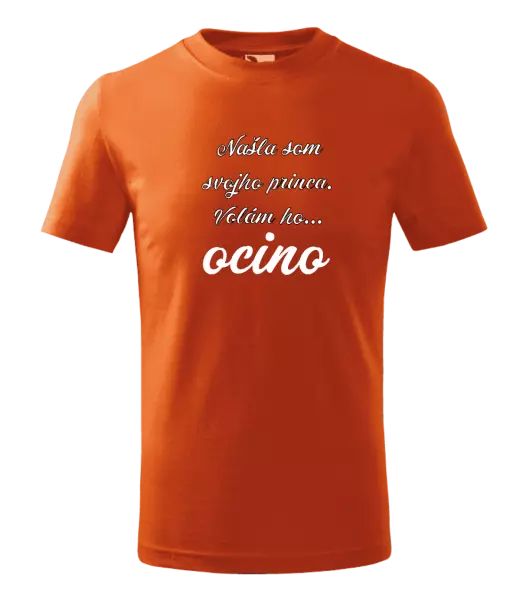 Detské tričko Našla som svojho princa